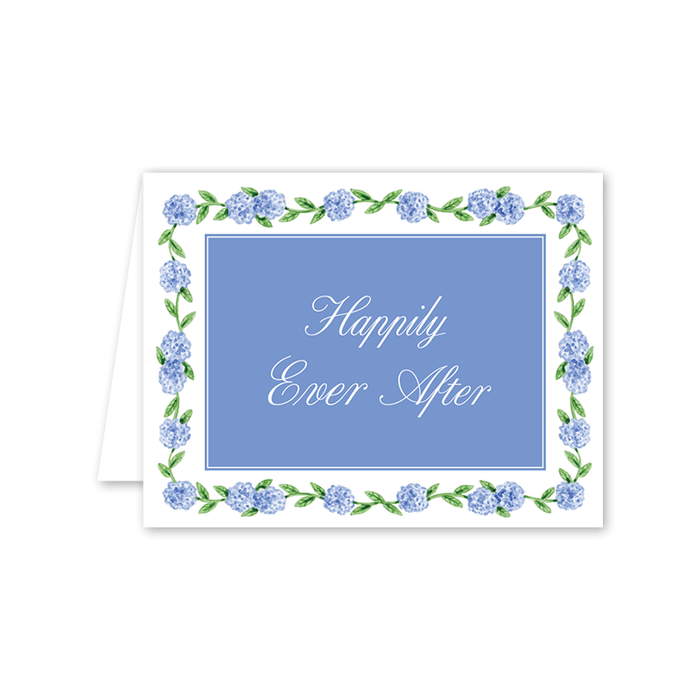 Cavalier Garden Hydrangea Wedding: Single Card