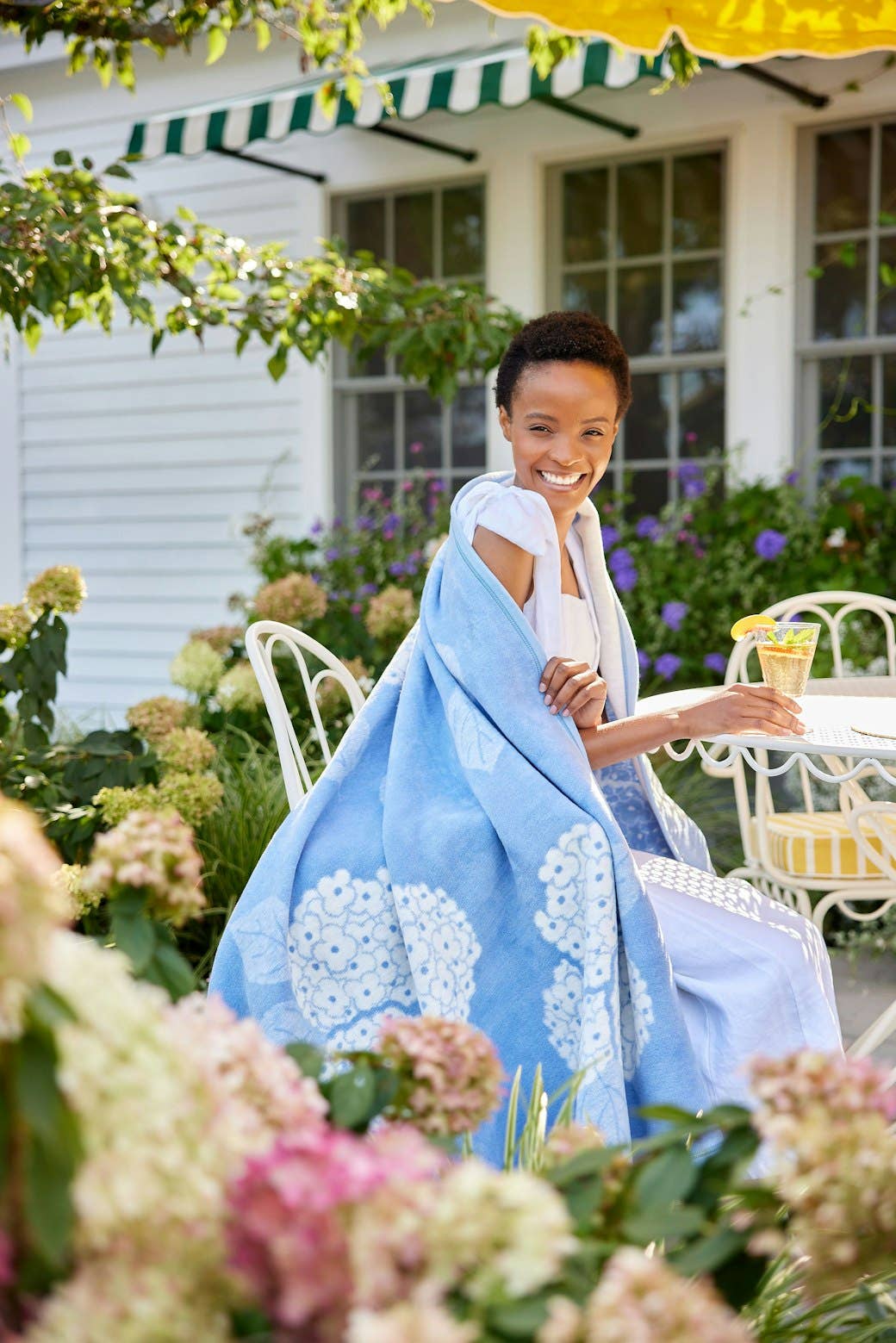 Hydrangeas Bluebell Blanket: Original