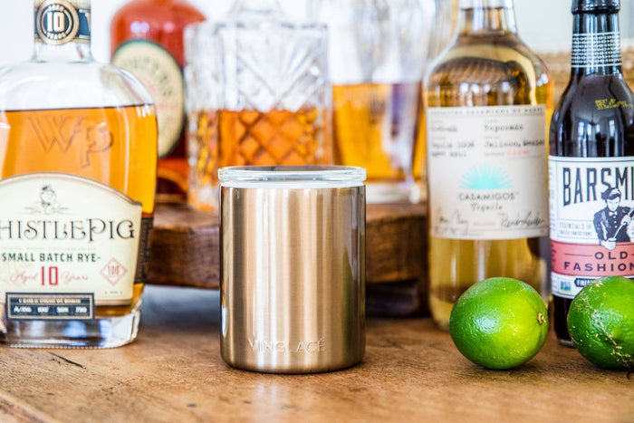 Copper Glass Lined Whiskey Low Ball