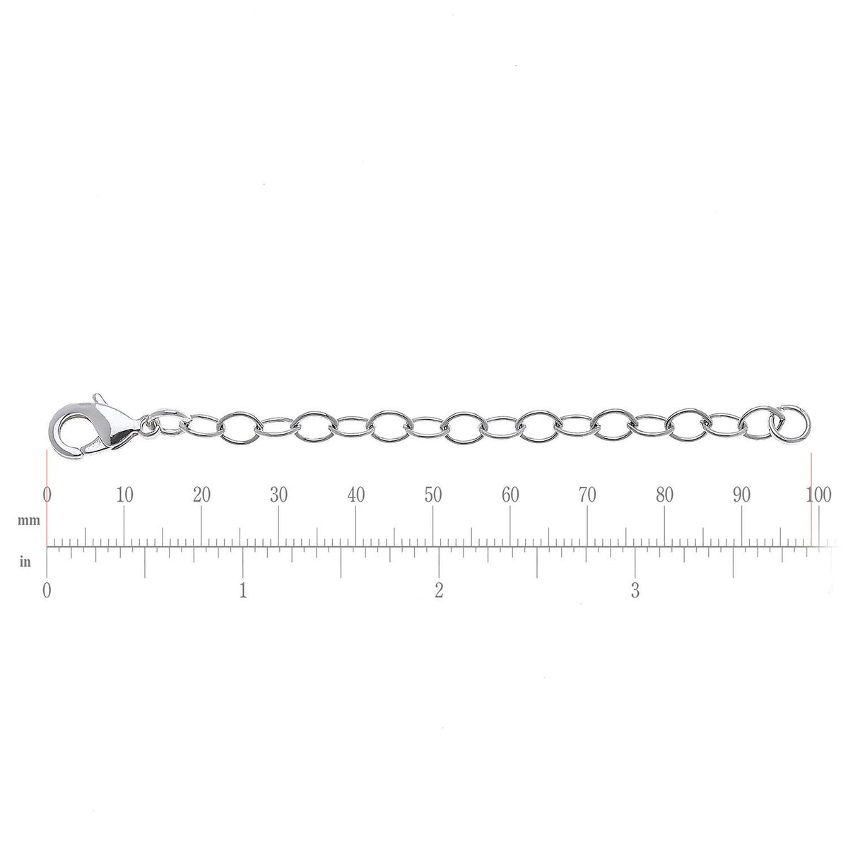 Silver Necklace Chain Extender
