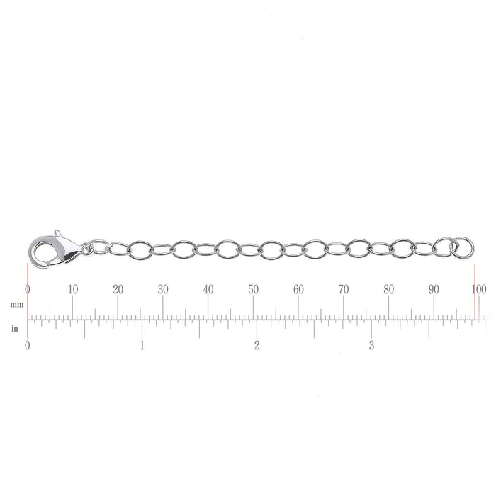Silver Necklace Chain Extender