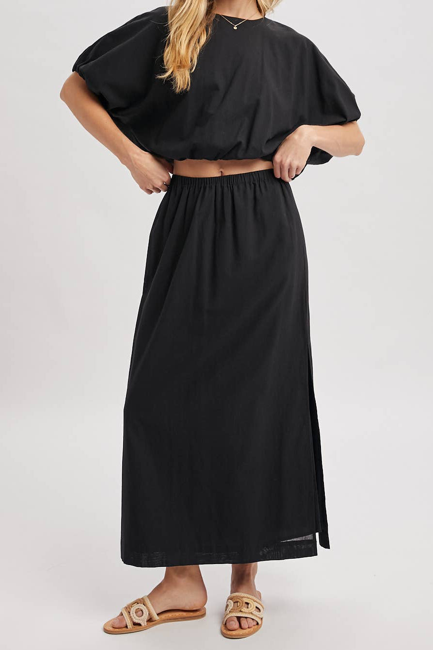 Bubble Top & Skirt Set