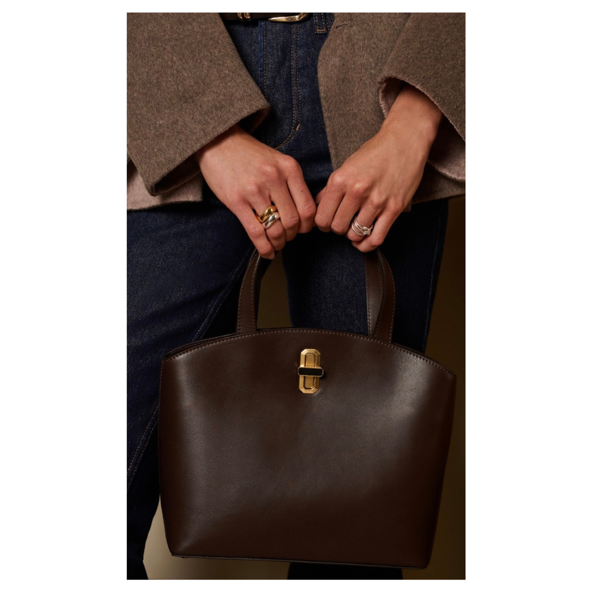 The Heirloom Everyday Tote: Chocolate