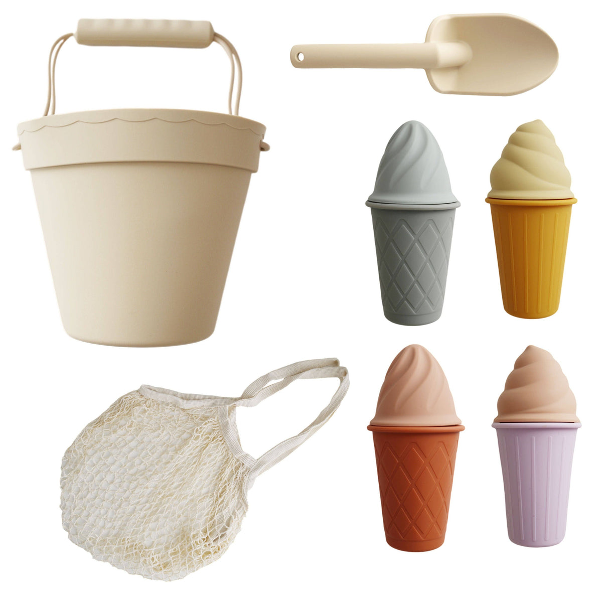 Classic Silicone Ice Cream Beach Set