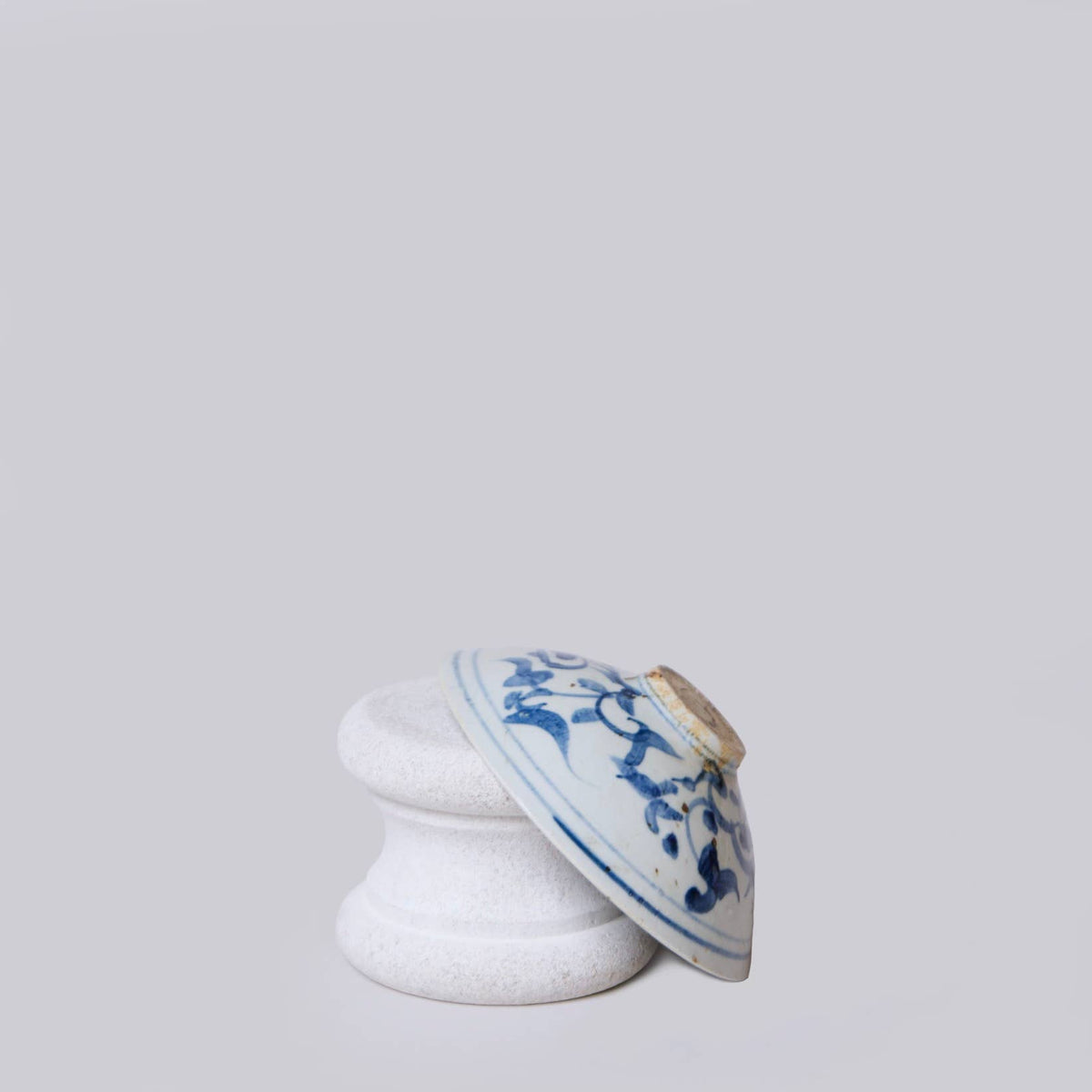 Porcelain Floral Conical Bowl