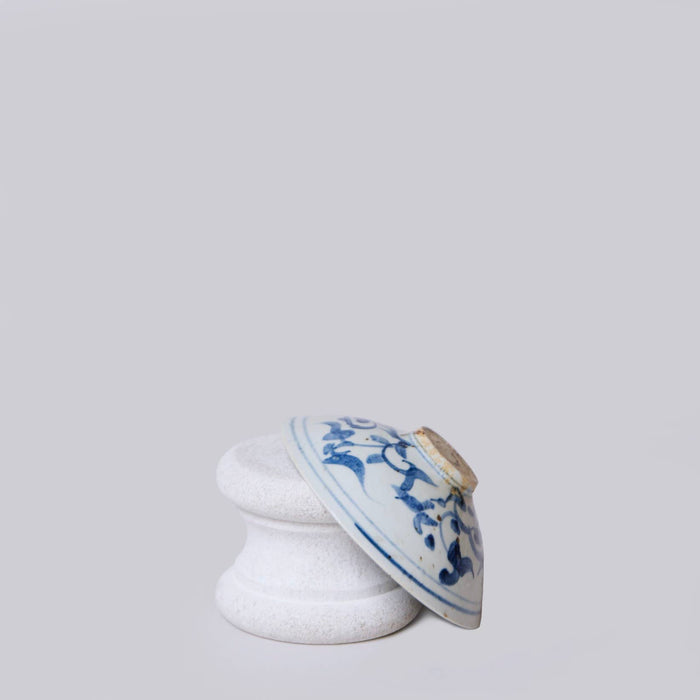 Porcelain Floral Conical Bowl