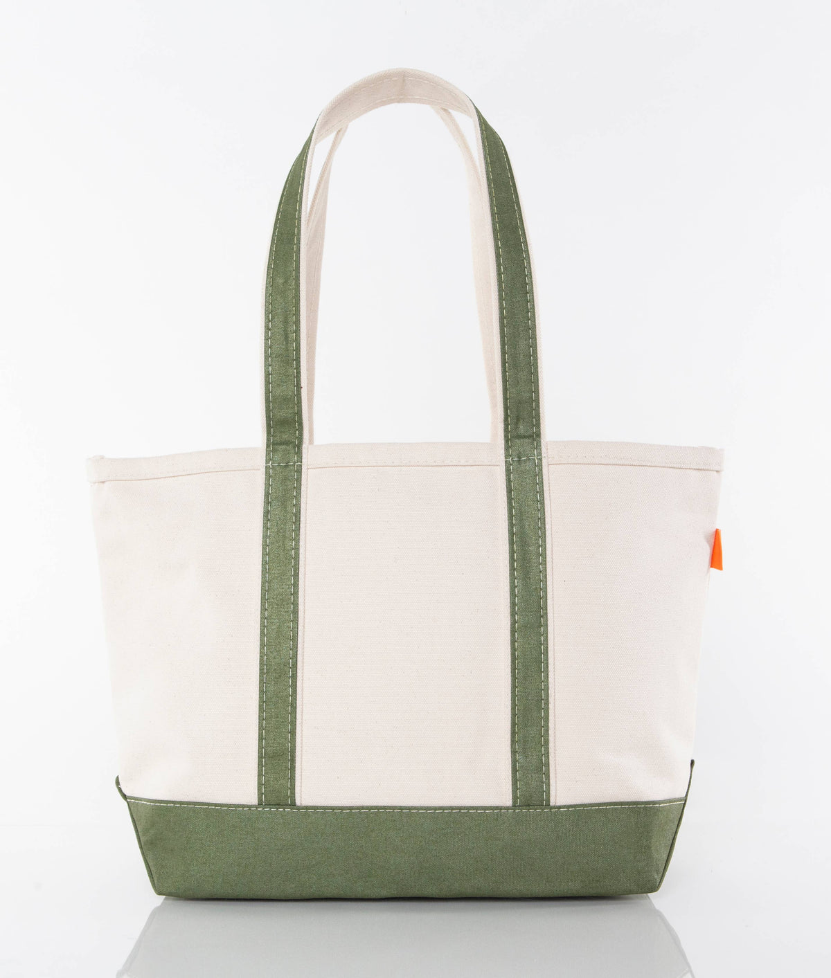 Medium Metallics Classic Tote: Metallic Green