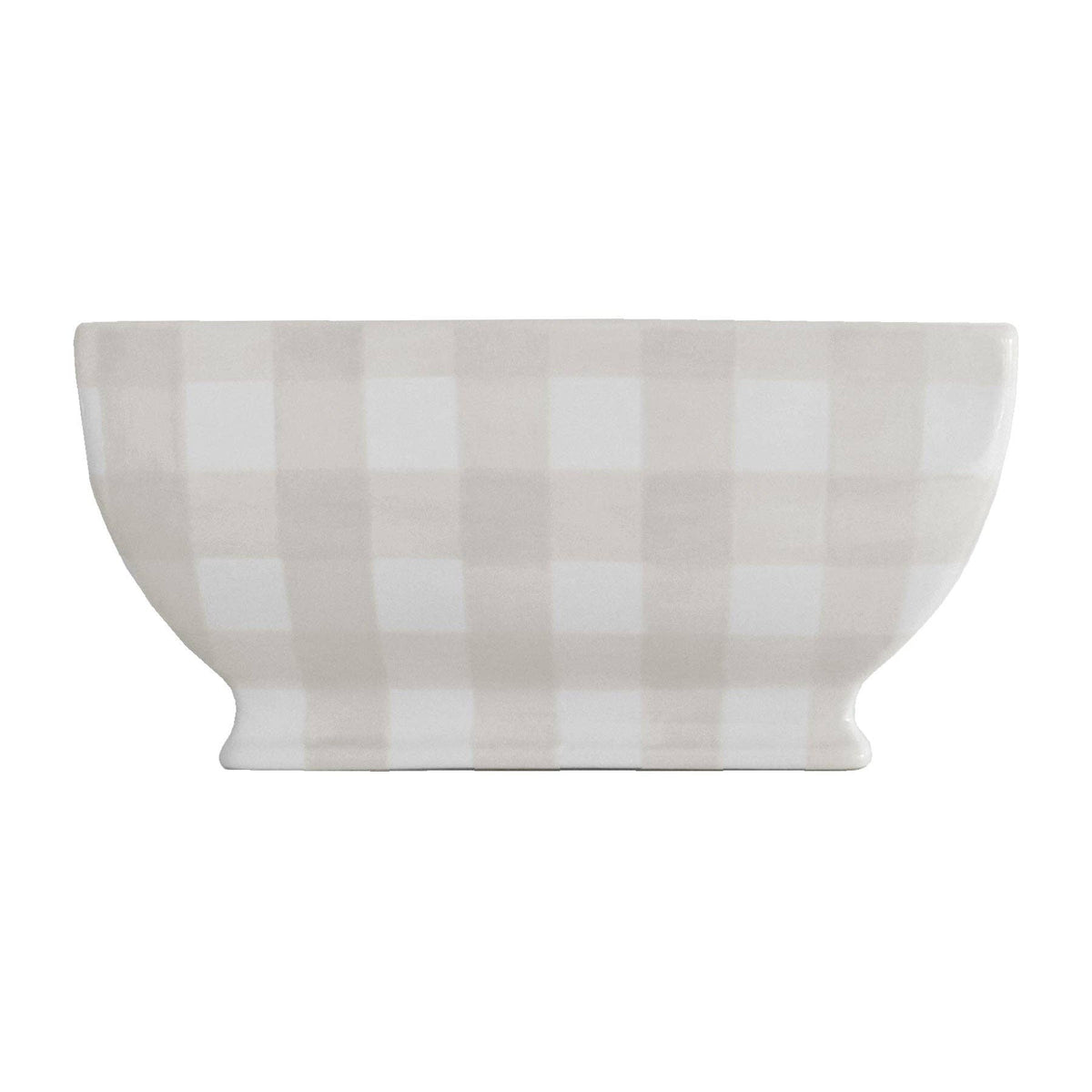 Pink Gingham Planter