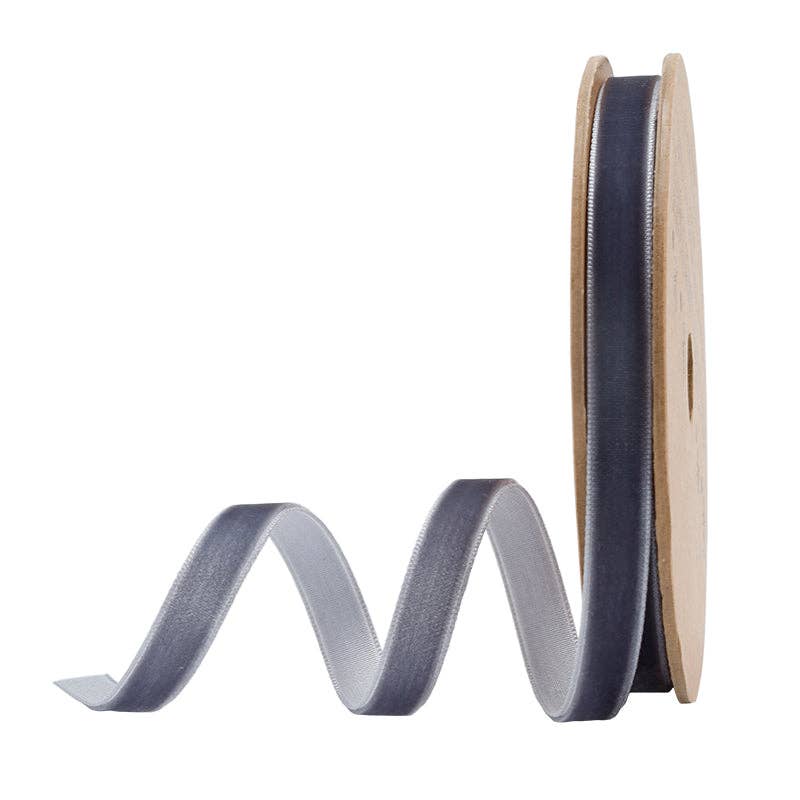 23 Colors | 3/8" Velvet Ribbon | 10 Yard Roll: Bay Leaf