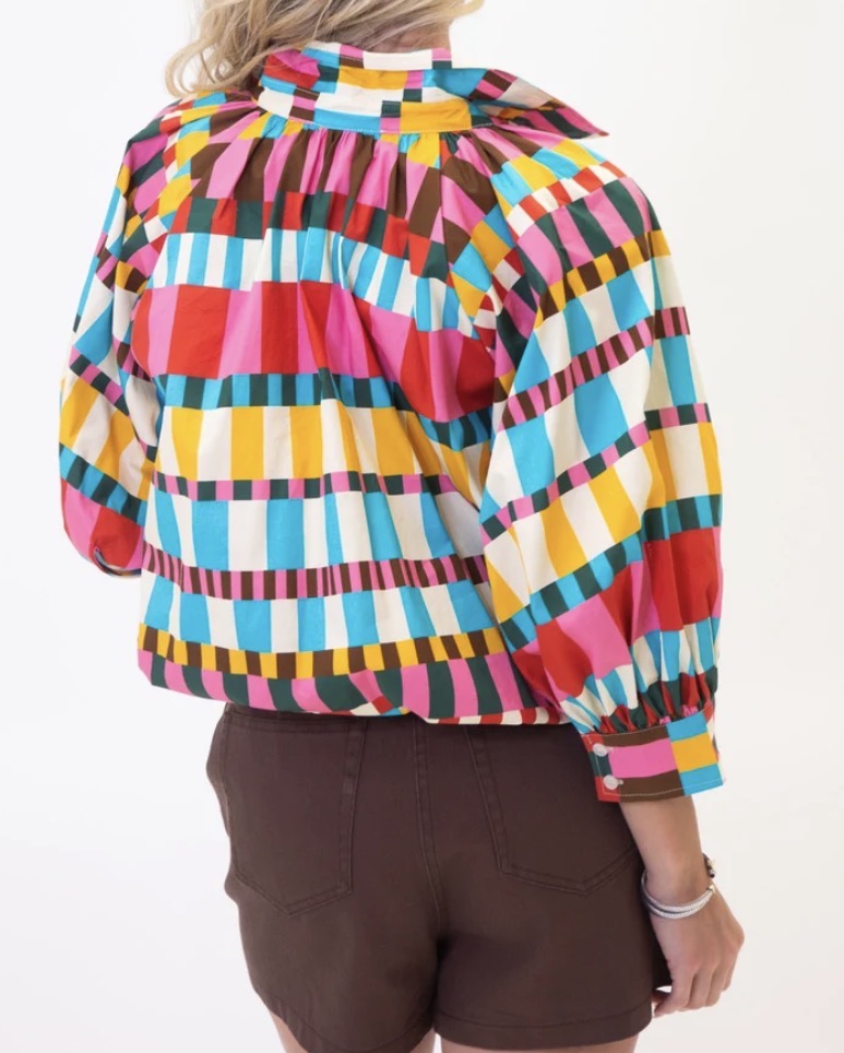 Multi Color Bubble Top
