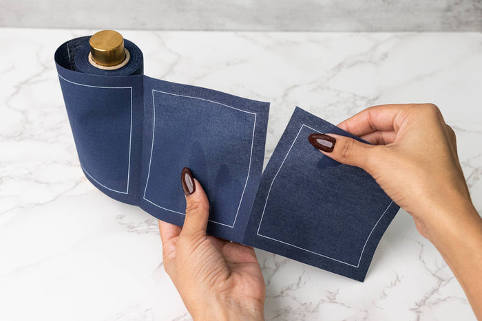 Midnight City Luxury Disposable Cotton Cocktail Napkins