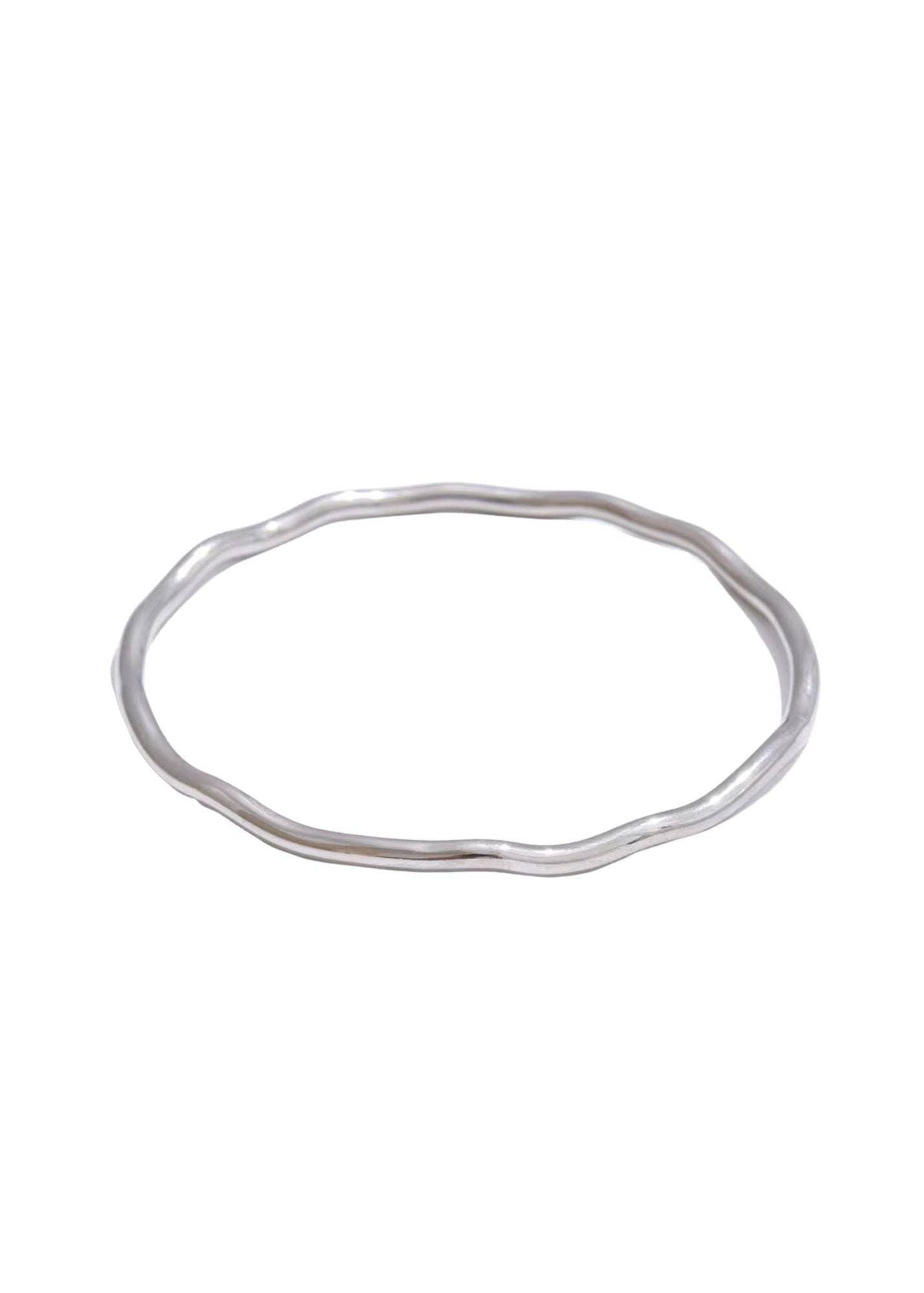 Halo Gold Bangle Bracelet: Gold