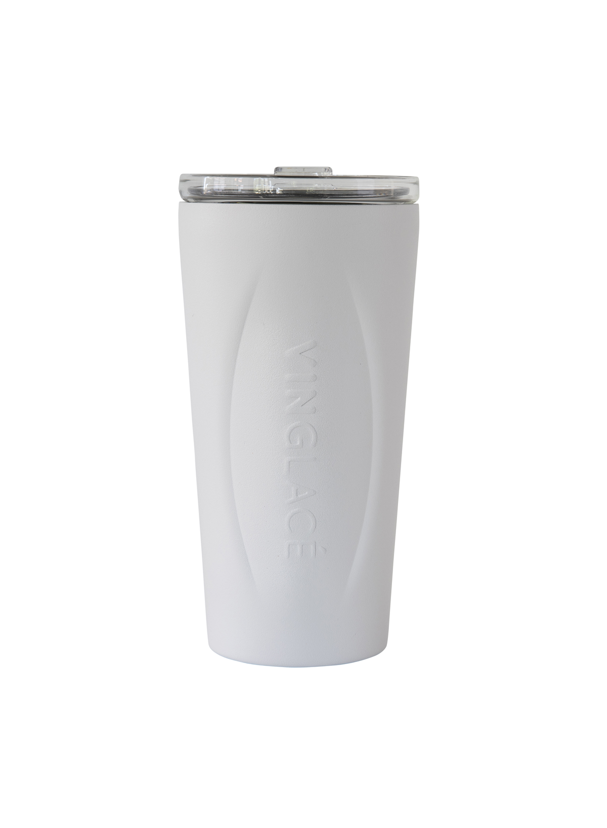 White Glass Lined Tumbler 14 oz.