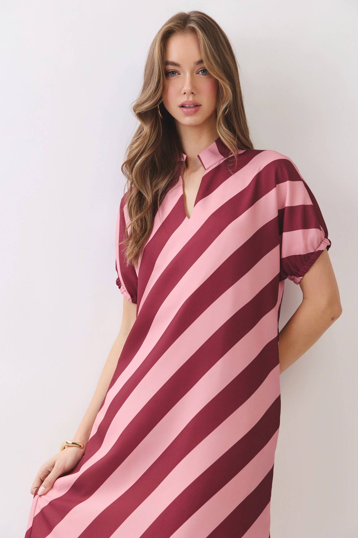 Berry Bliss Stripe Dress