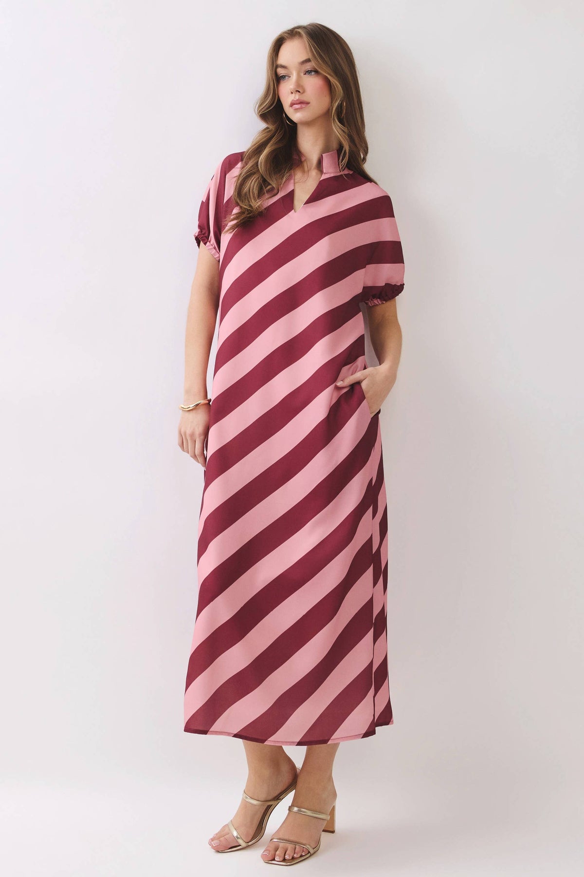 Berry Bliss Stripe Dress