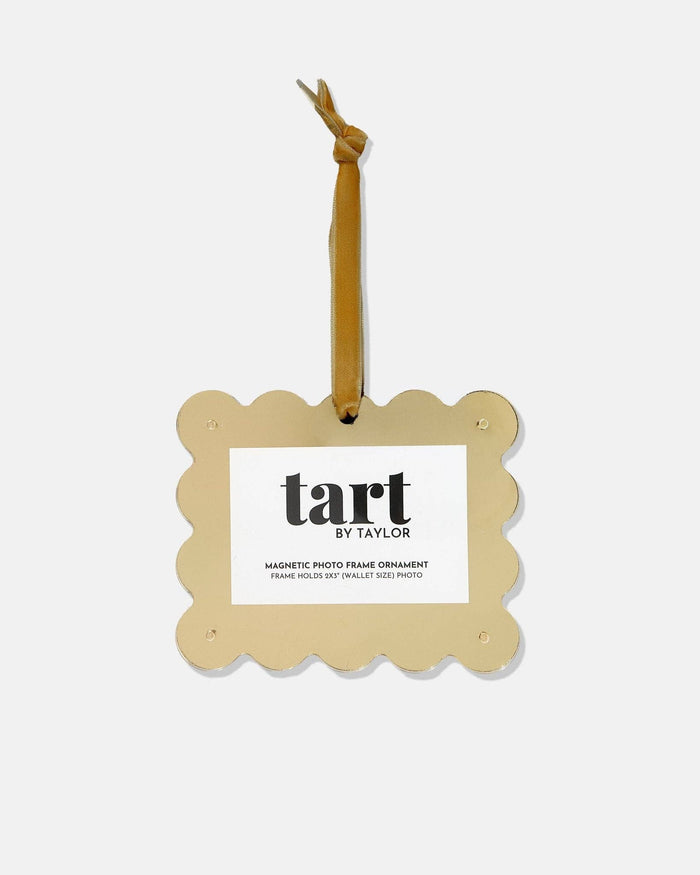 Gold Chrome Frame Ornament