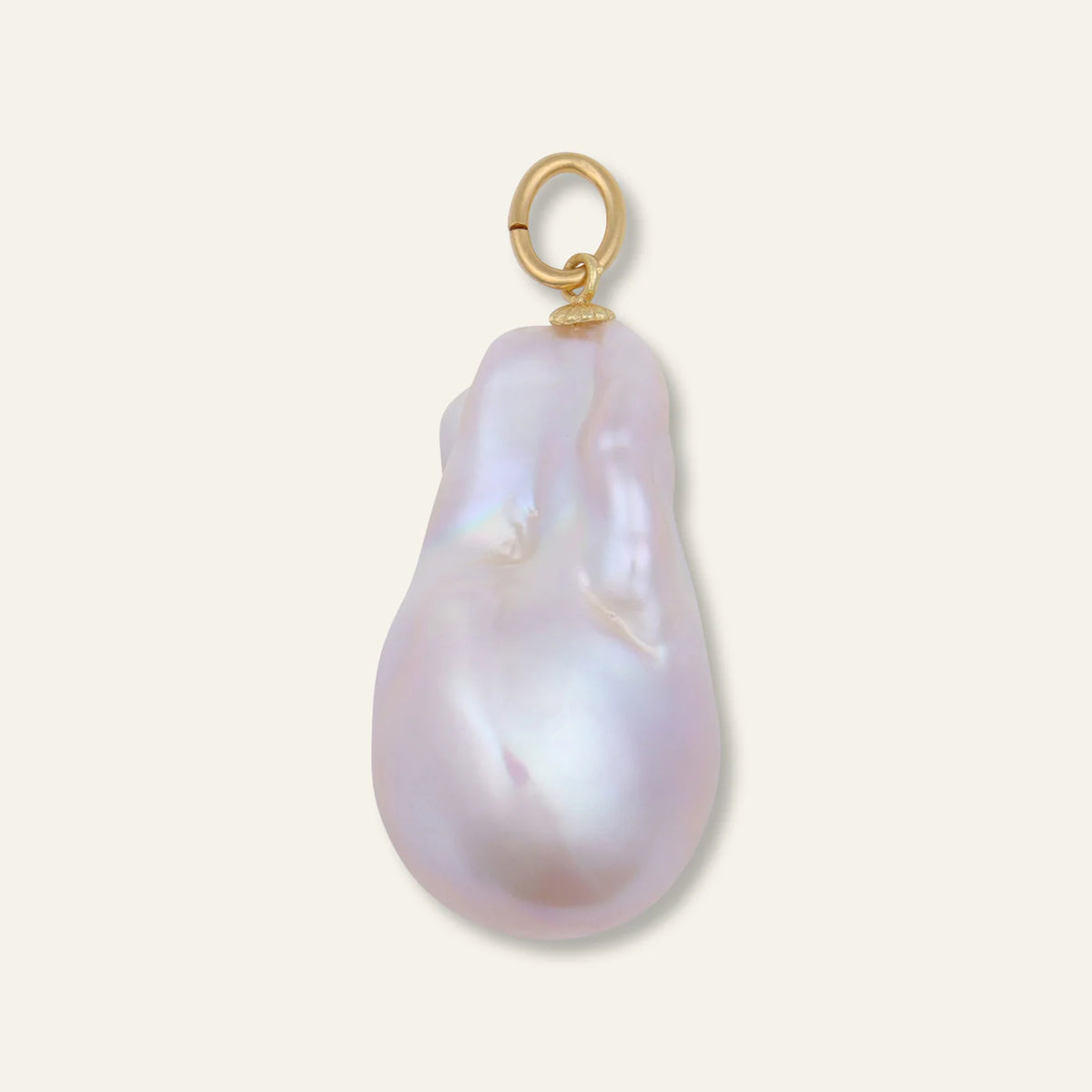 HART Copper Clasp Cord with Baroque Pearl Charm