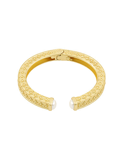 Heirloom Pearl Hinge Cuff