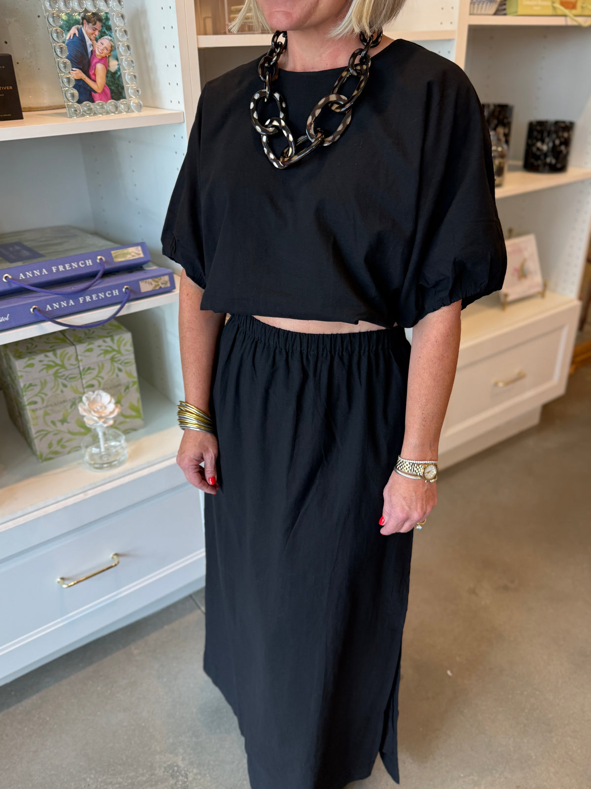 Bubble Top & Skirt Set
