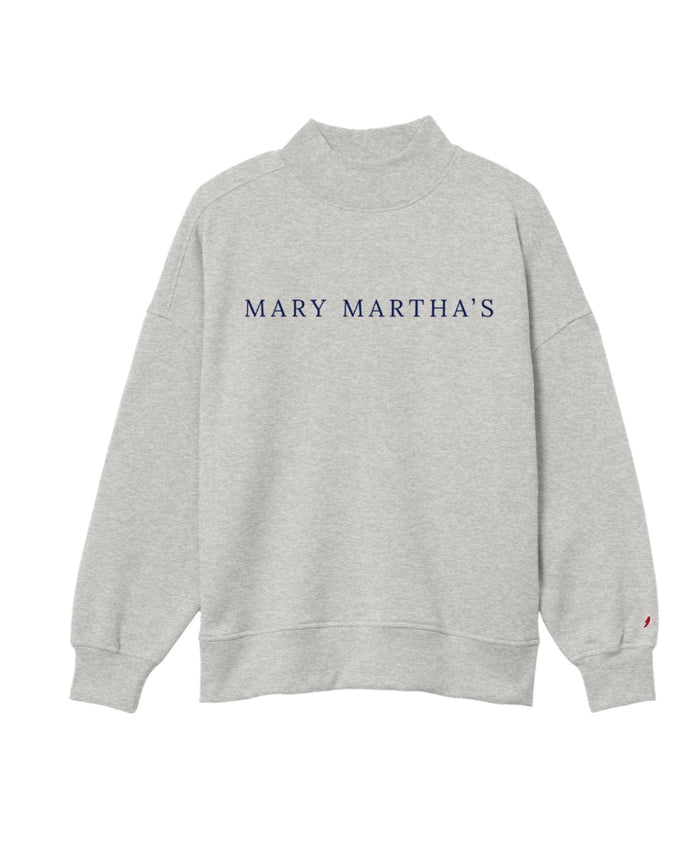 Mary Martha’s Mockneck- Heather Gray