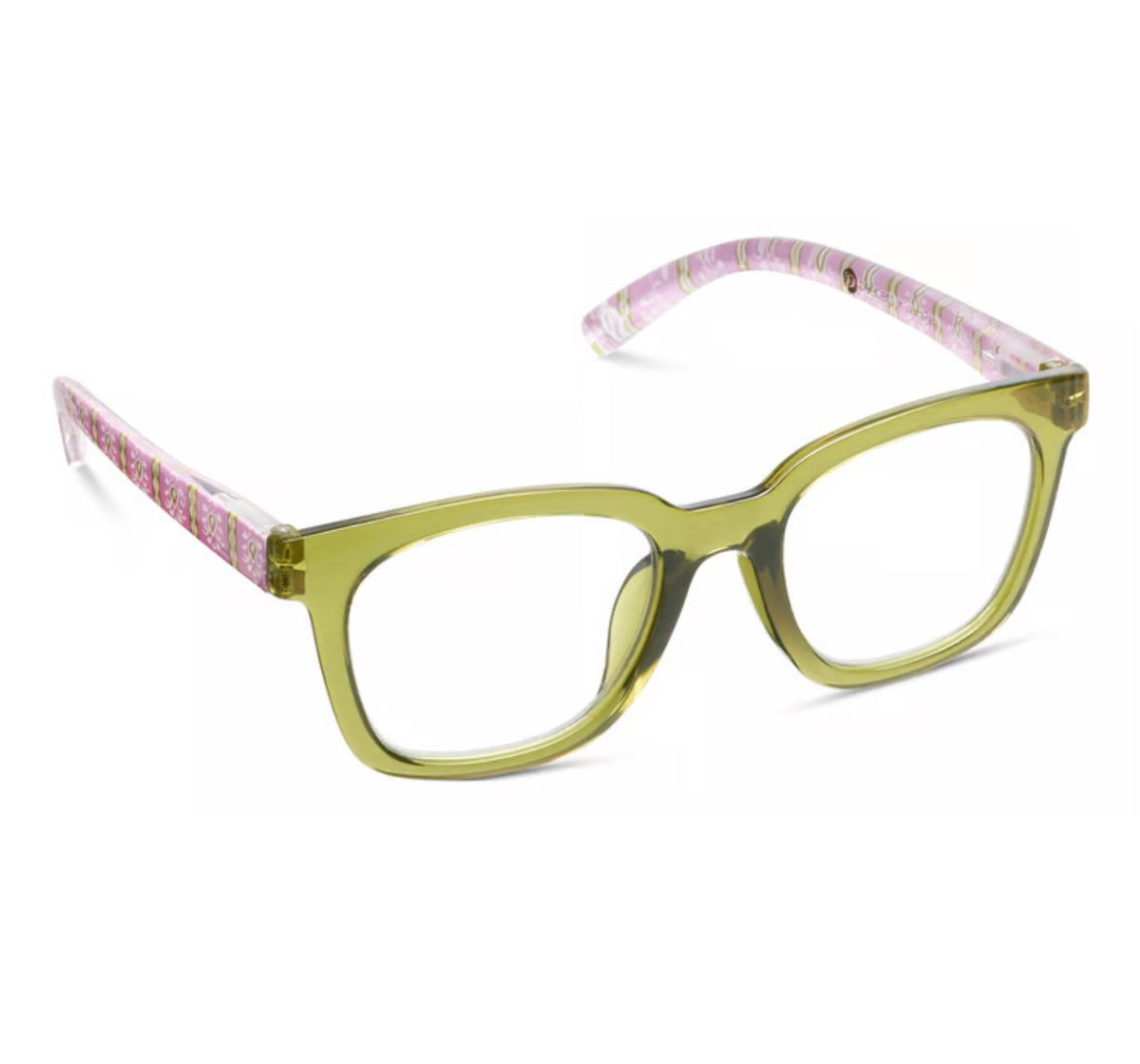 To The Max Green Rosemary Stripe Pink Readers