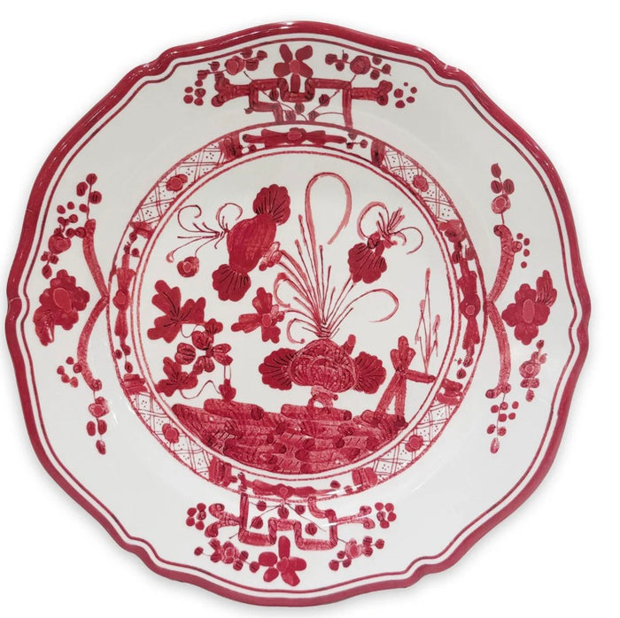 Vida Faenza 9” Salad Plate Red and White