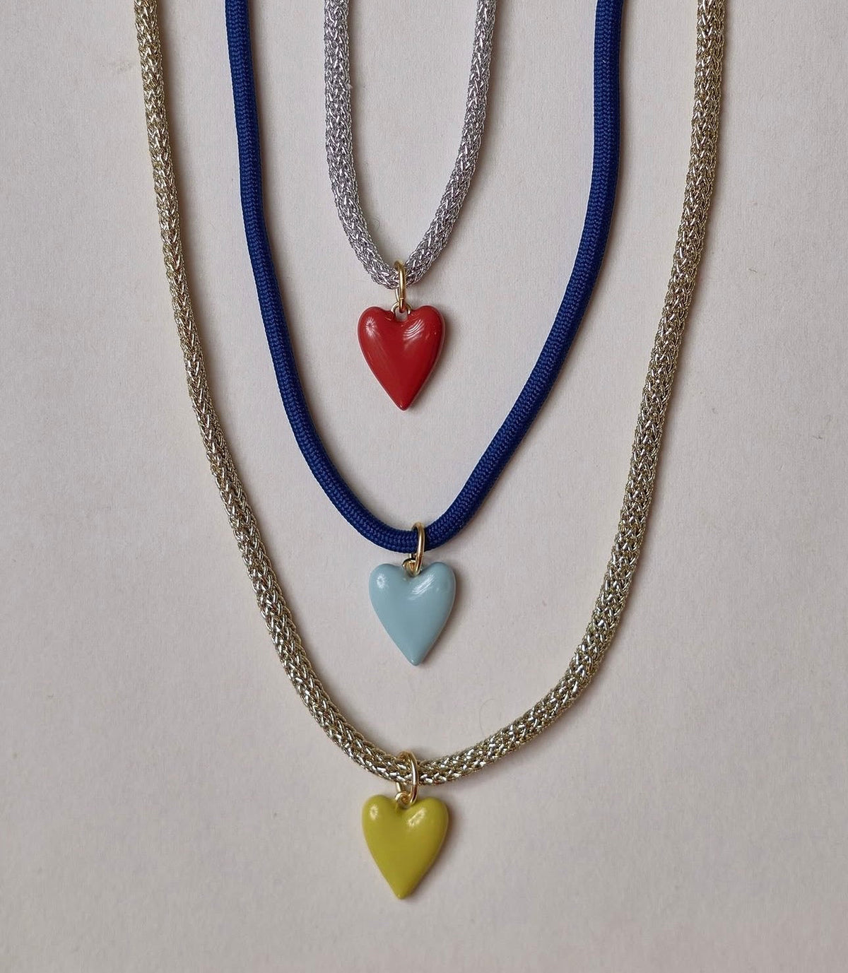 HART Enamel Heart Cord Necklace