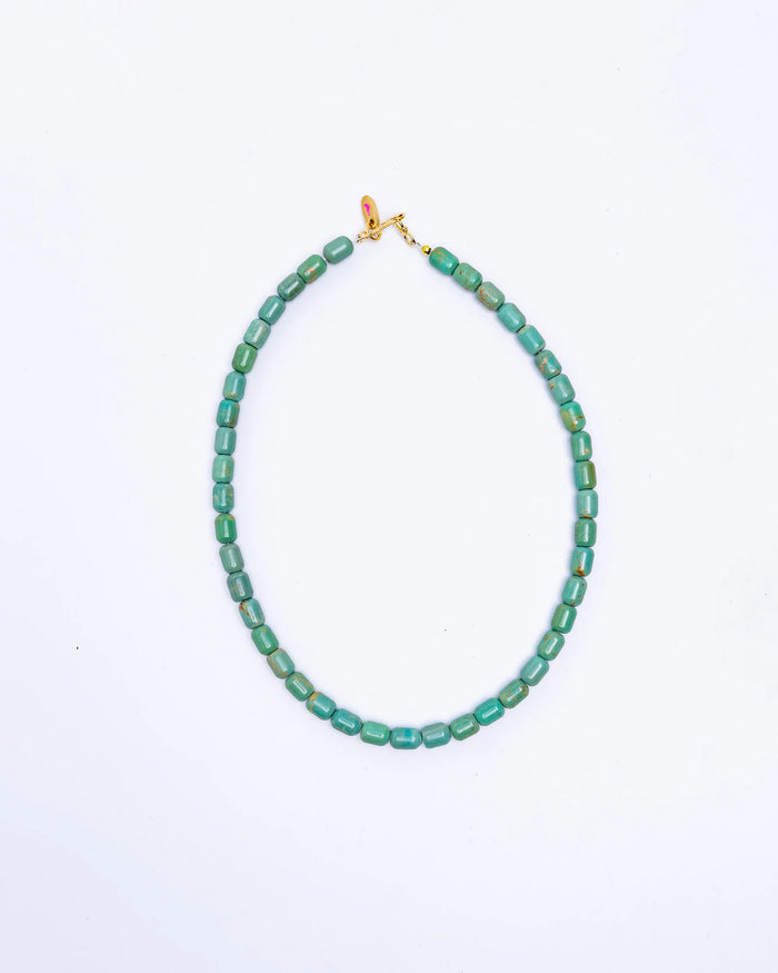 Turquoise Tube Necklace