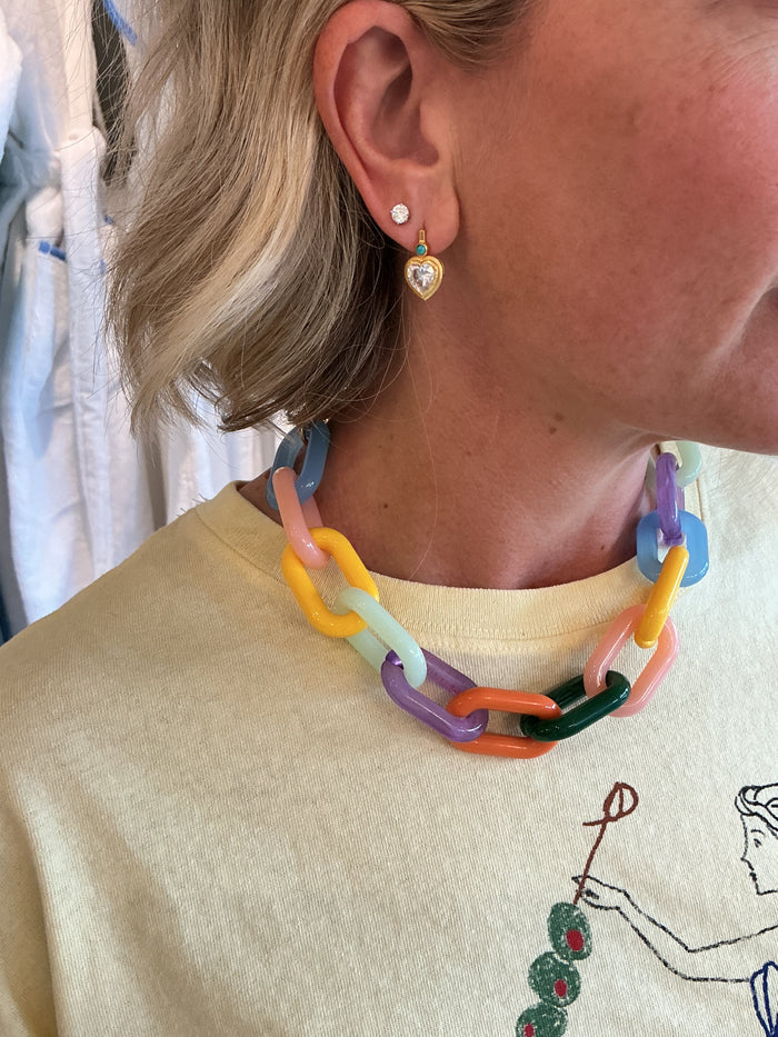 Colorful Link Necklace