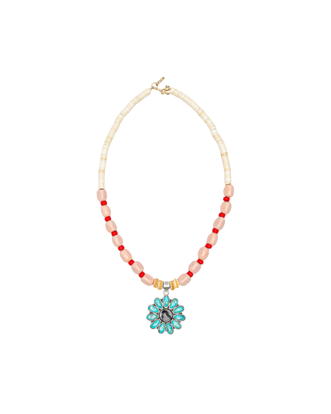 Turquoise Flower Necklace
