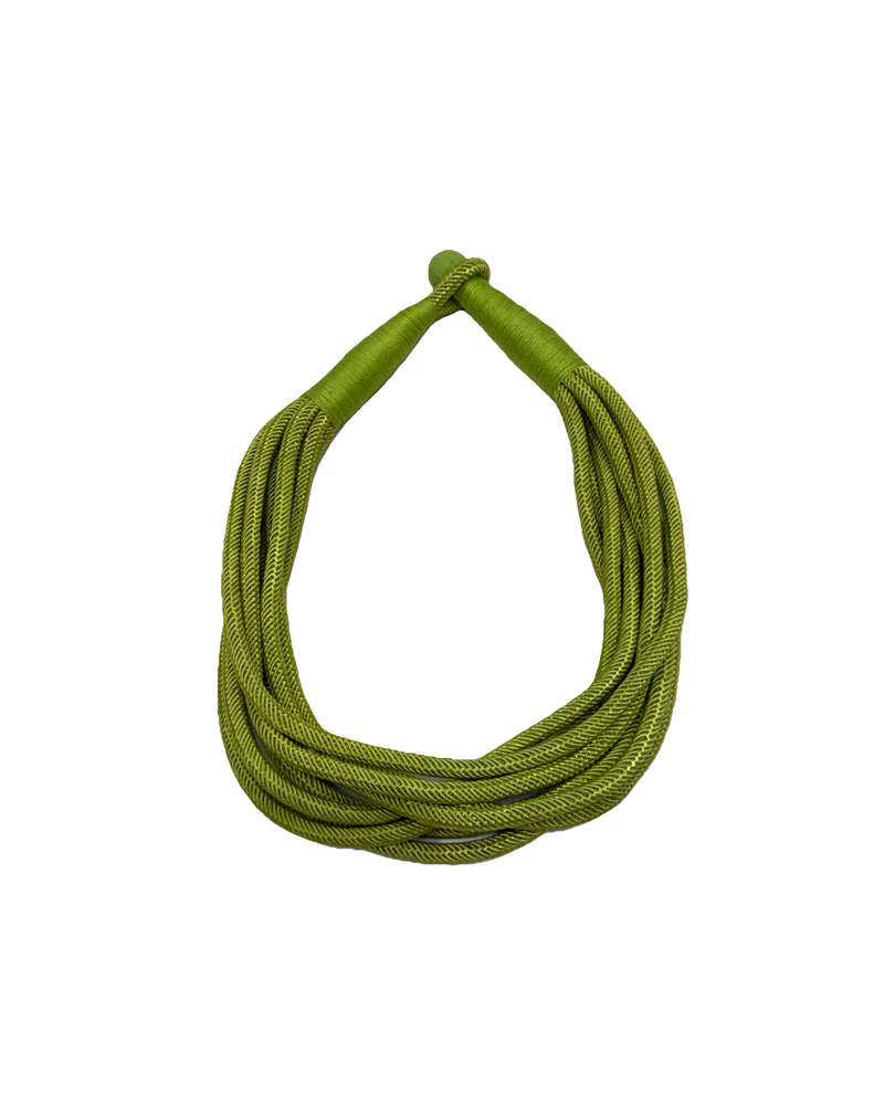 Chartreuse Rope Necklace
