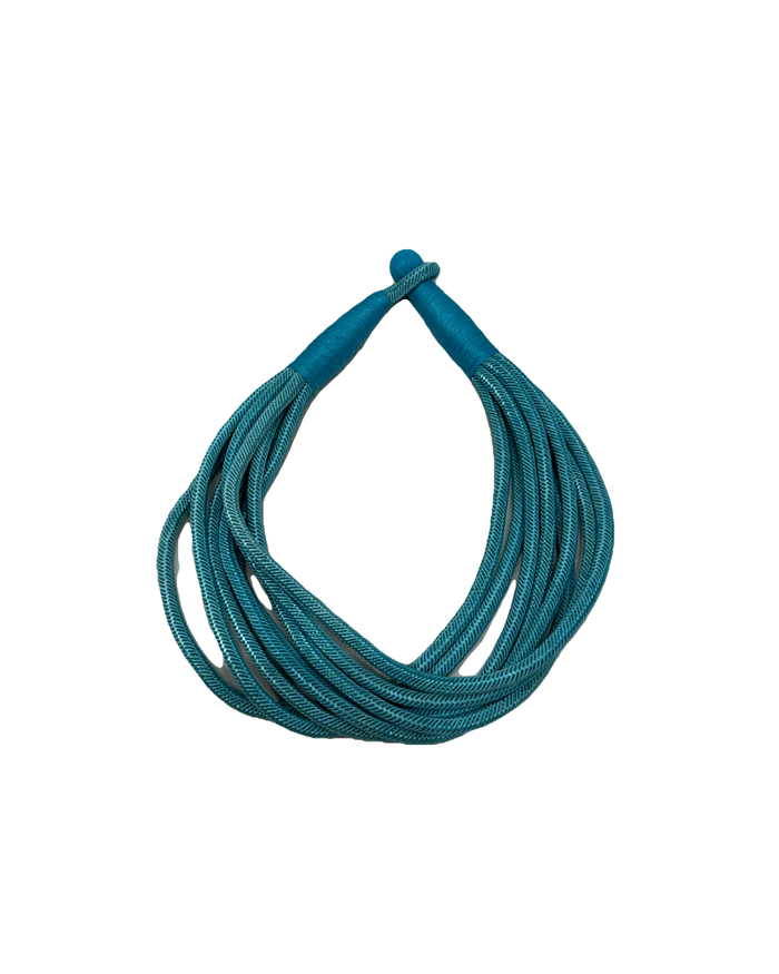 Sky Blue Rope Necklace