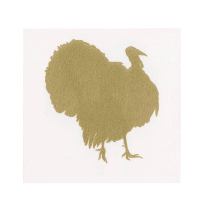 Turkey Fan Cocktail Napkin