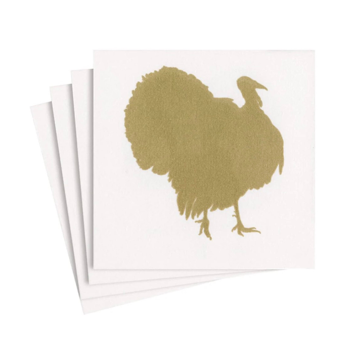 Turkey Fan Cocktail Napkin