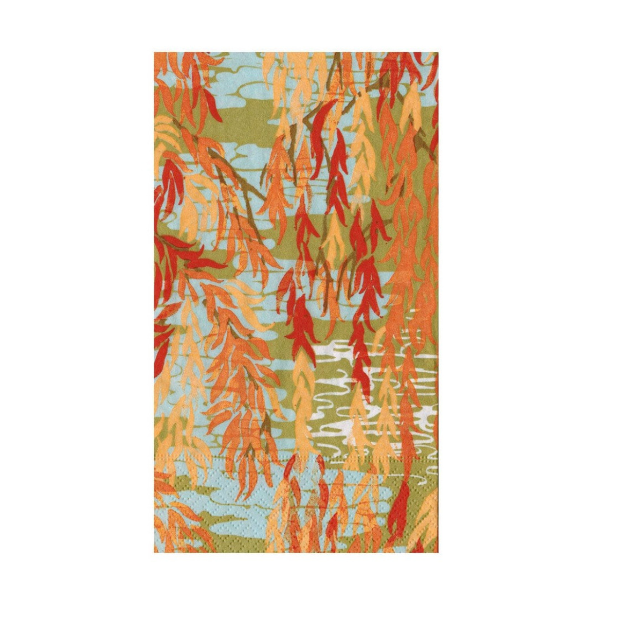 Willows Coral Guest Towel