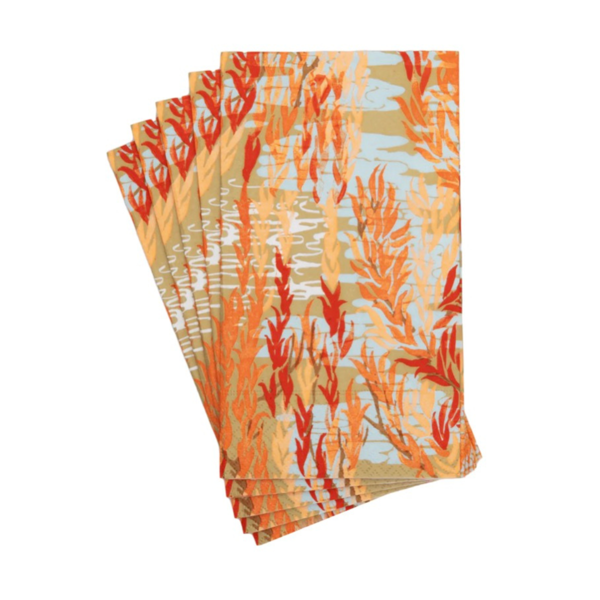 Willows Coral Guest Towel