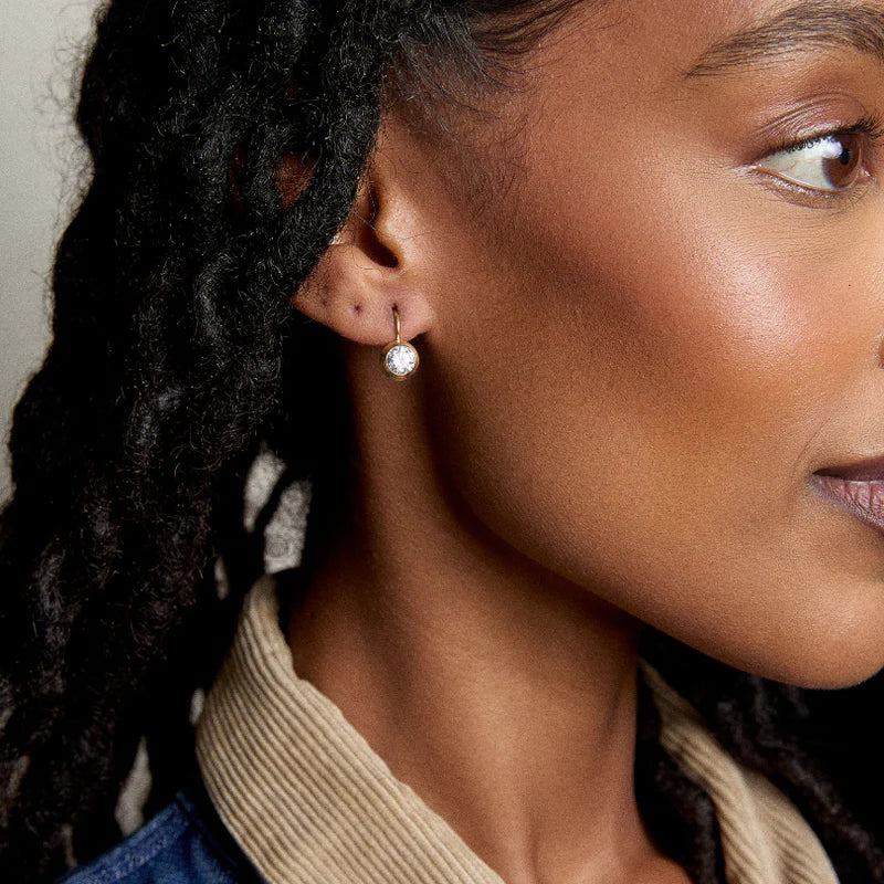 HART Bezel Drop Earrings