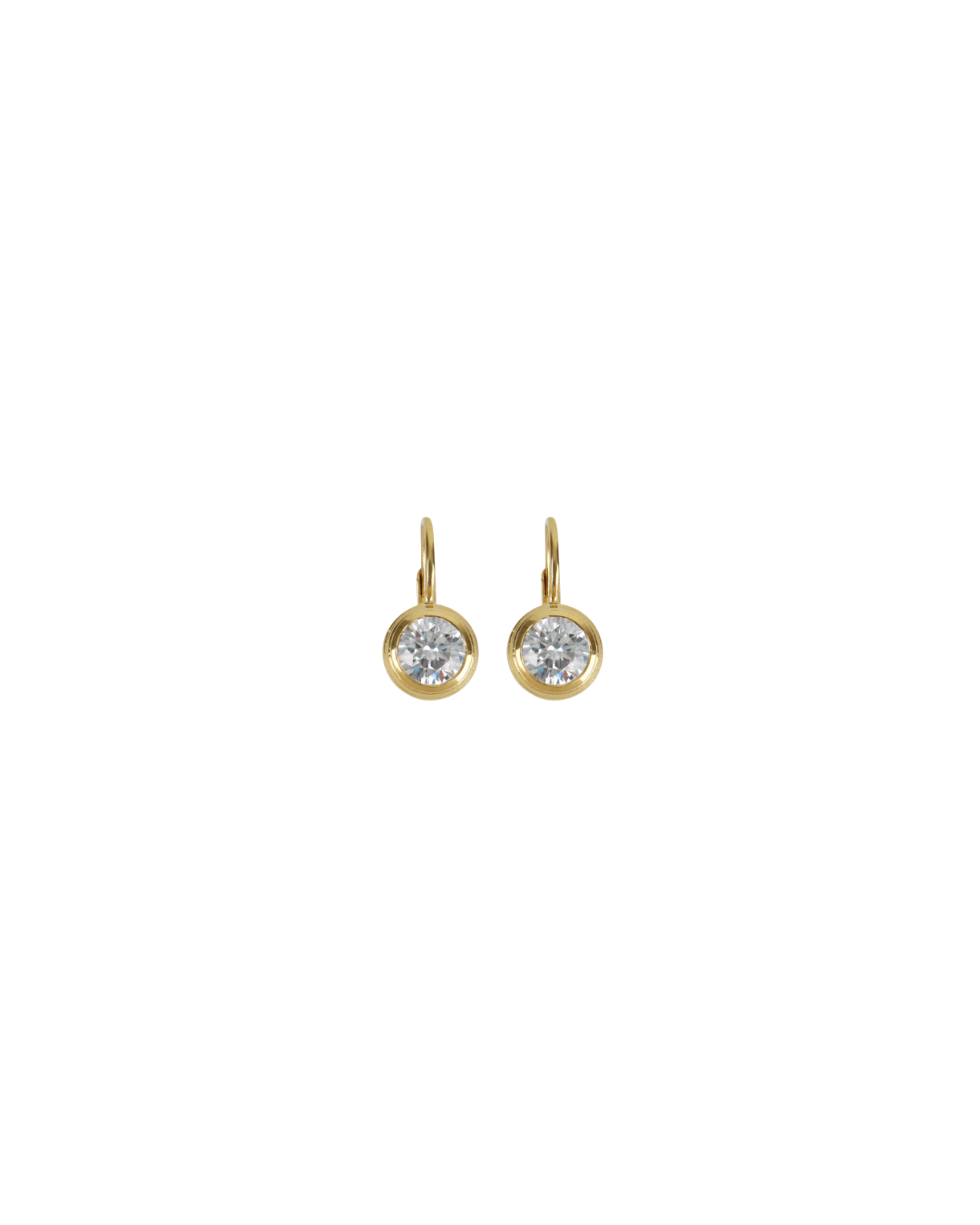 HART Bezel Drop Earrings