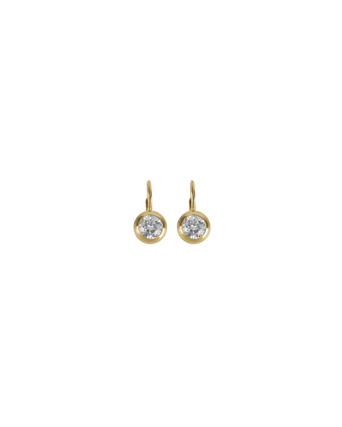 HART Bezel Drop Earrings