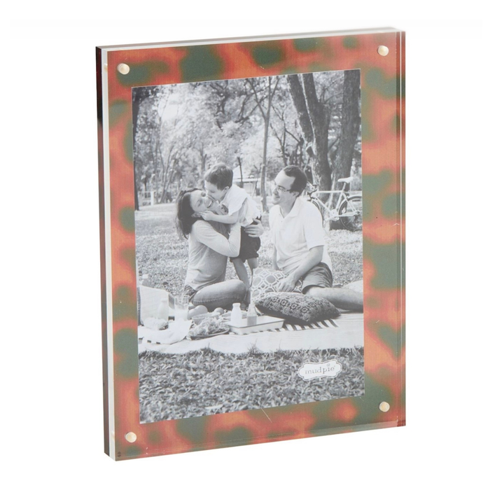 Large Tortoise Acrylic Block Frame