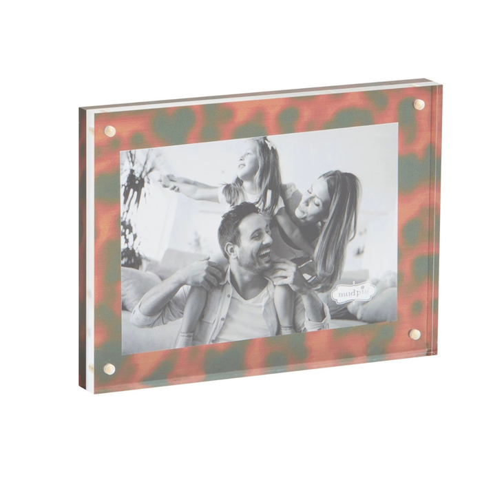 Small Tortoise Acrylic Block Frame