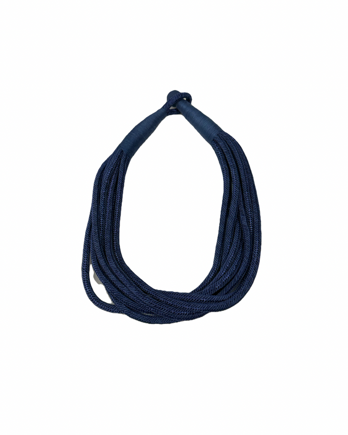 Navy Rope Necklace