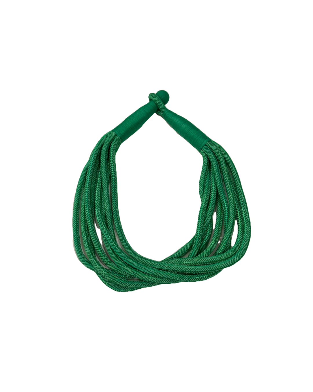 Kelly Green Rope Necklace