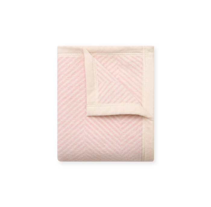 Mini Harborview Herringbone Ballet Pink Chappy Wrap
