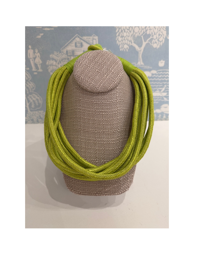 Chartreuse Rope Necklace