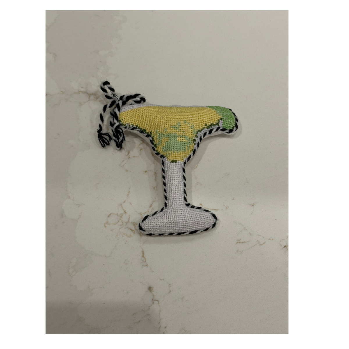 Margarita Needlepoint Ornament