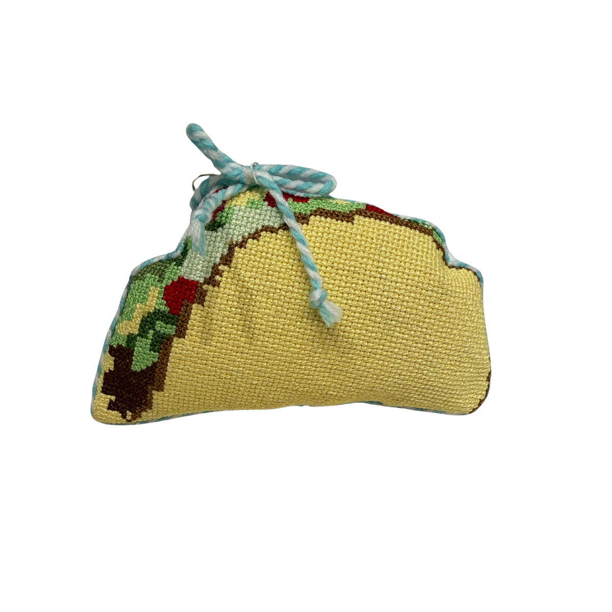 Taco Needlepoint Ornament