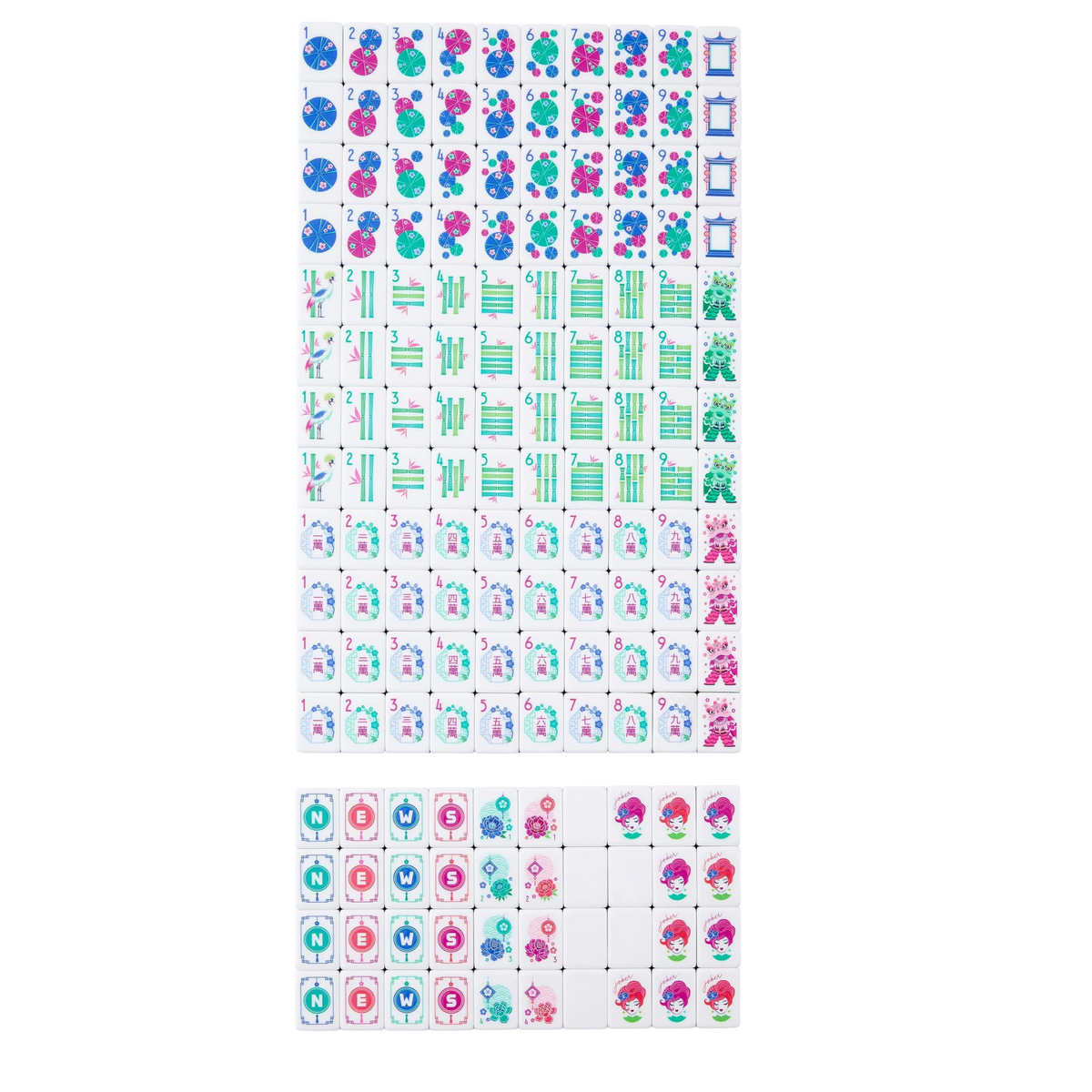 Seabreeze Mahjong Tiles