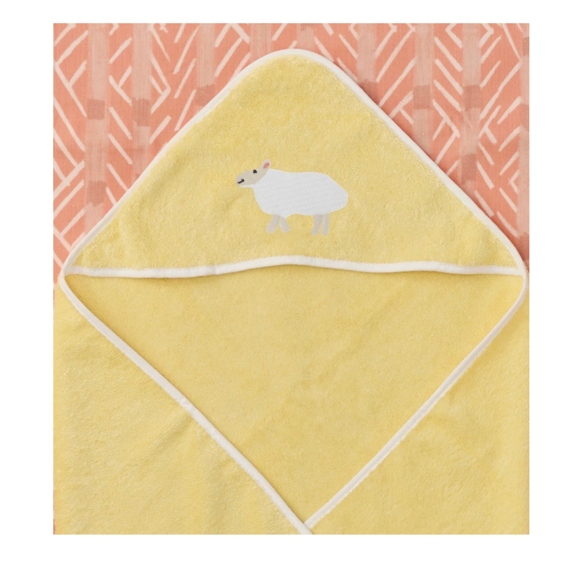 Weezie- Buttercup Hooded Lamb Towel