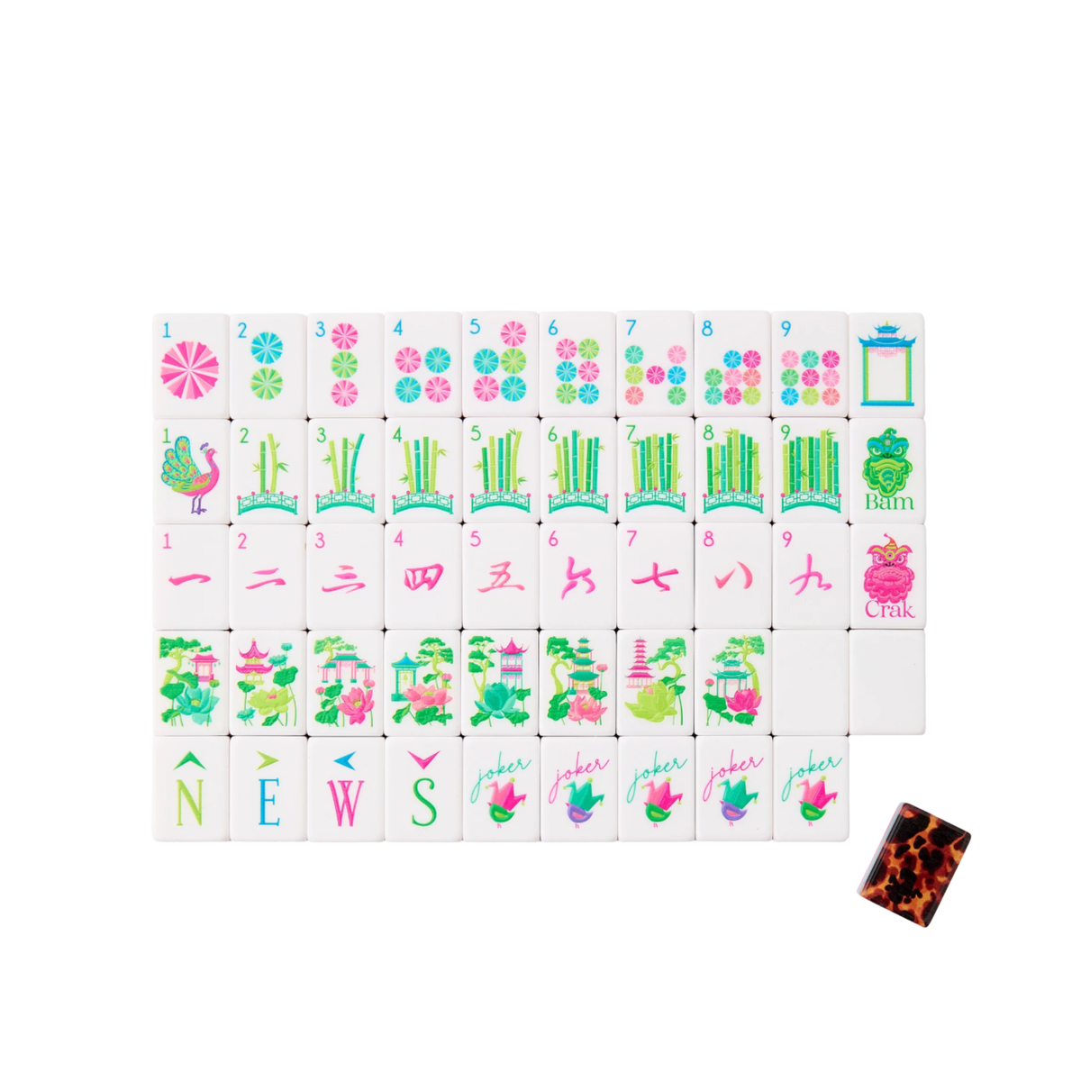 Glow Wild Mahjong Tiles
